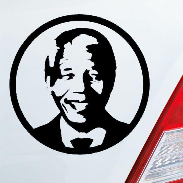 Nelson Car Logo - Car Sticker Nelson Mandela Hero Sticker Africa Rip Icon President ...