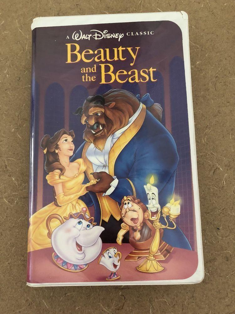 Walt Disney Diamond Classics Logo - Rare Beauty and the Beast VHS 1992 Walt Disney - 