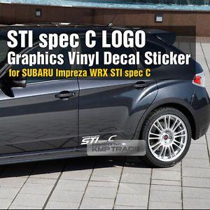 Custom Subaru WRX STI Logo - Spec C Logo Graphics Vinyl Decals Custom Sticker For SUBARU IMPREZA