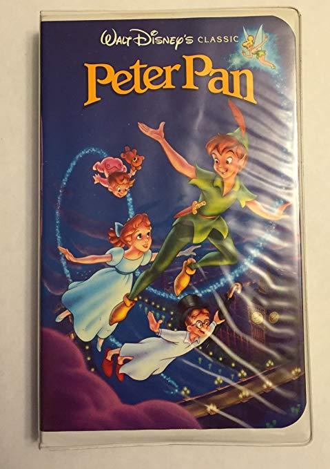 Walt Disney Diamond Classics Logo - Walt Disney's Peter Pan RARE Black Diamond Classic VHS