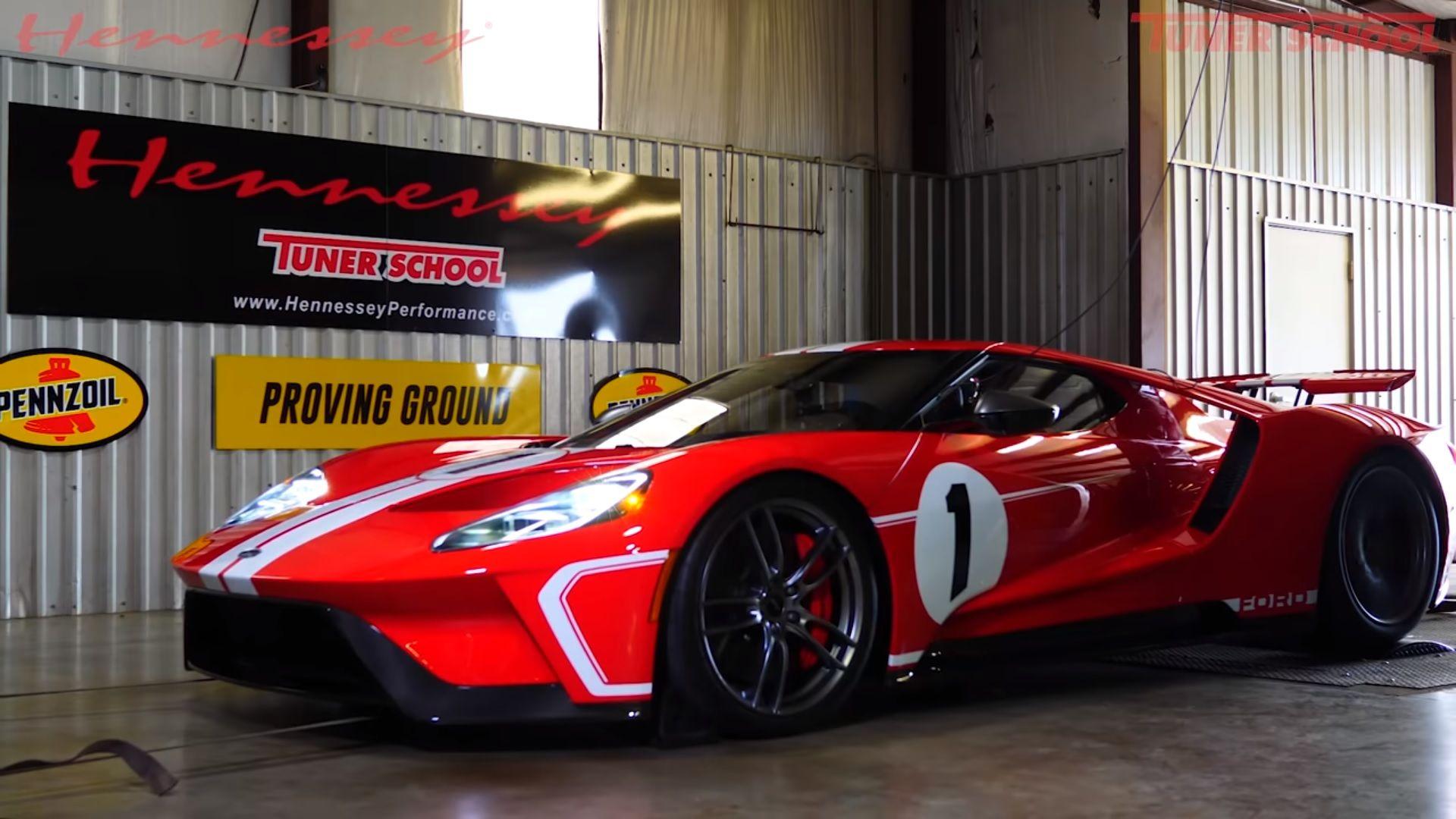 Hennessey Performance Car Logo - Watch Hennessey Performance Put A Stock Ford GT Heritage Edition