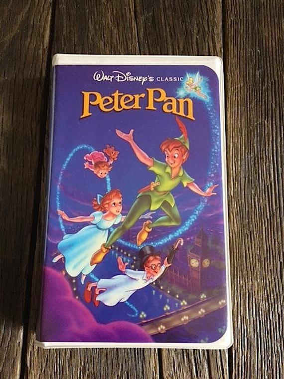 Walt Disney Diamond Classics Logo - Peter Pan Disney VHS Vintage Black Diamond Peter Pan Vhs | Etsy