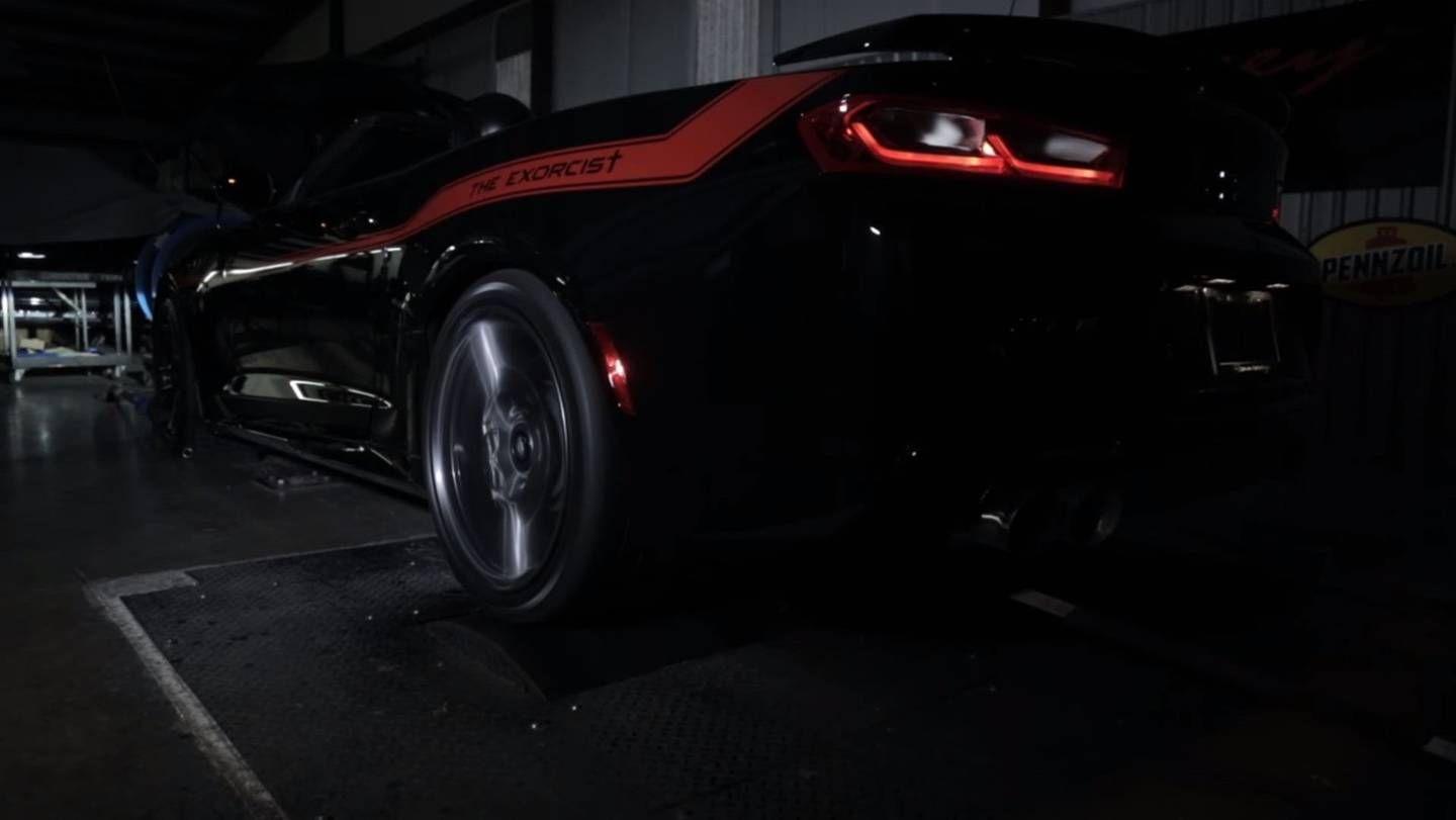Hennessey Performance Car Logo - Watch the 1,000-HP Hennessey 'Exorcist' Chevy Camaro ZL1 Convertible ...