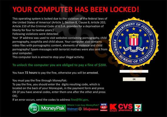 Fake Computer Logo - Fake FBI Ransom Virus Outbreak | Pinellas Computers
