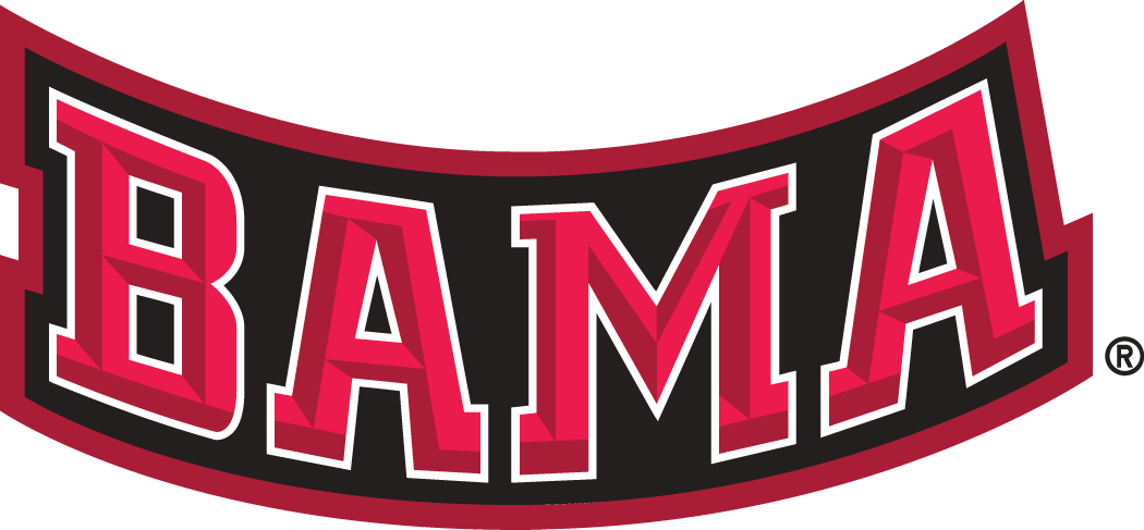 Alabama Crimson Tide Logo - Alabama Crimson Tide Wordmark Logo - NCAA Division I (a-c) (NCAA a-c ...