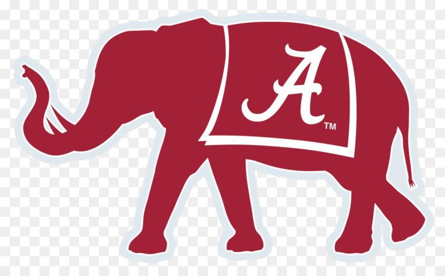 Elephant Football Logo - Alabama Crimson Tide football African elephant Big Al Logo ...