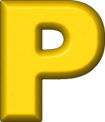 Yellow Letter P Logo - Free printable yellow alphabet letters | Download them or print