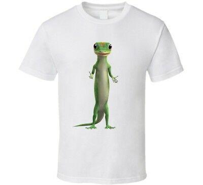 GEICO Gecko Logo - GEICO INSURANCE GECKO Lizard T-Shirt Logo Graphic Promo Tee Shirt ...