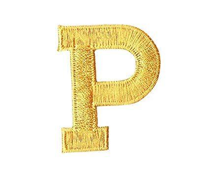 Yellow Letter P Logo - Amazon.com: Alphabet Letter - P - Color Yellow - 2