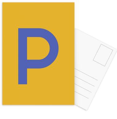 Yellow Letter P Logo - Yellow Letter P as Poster