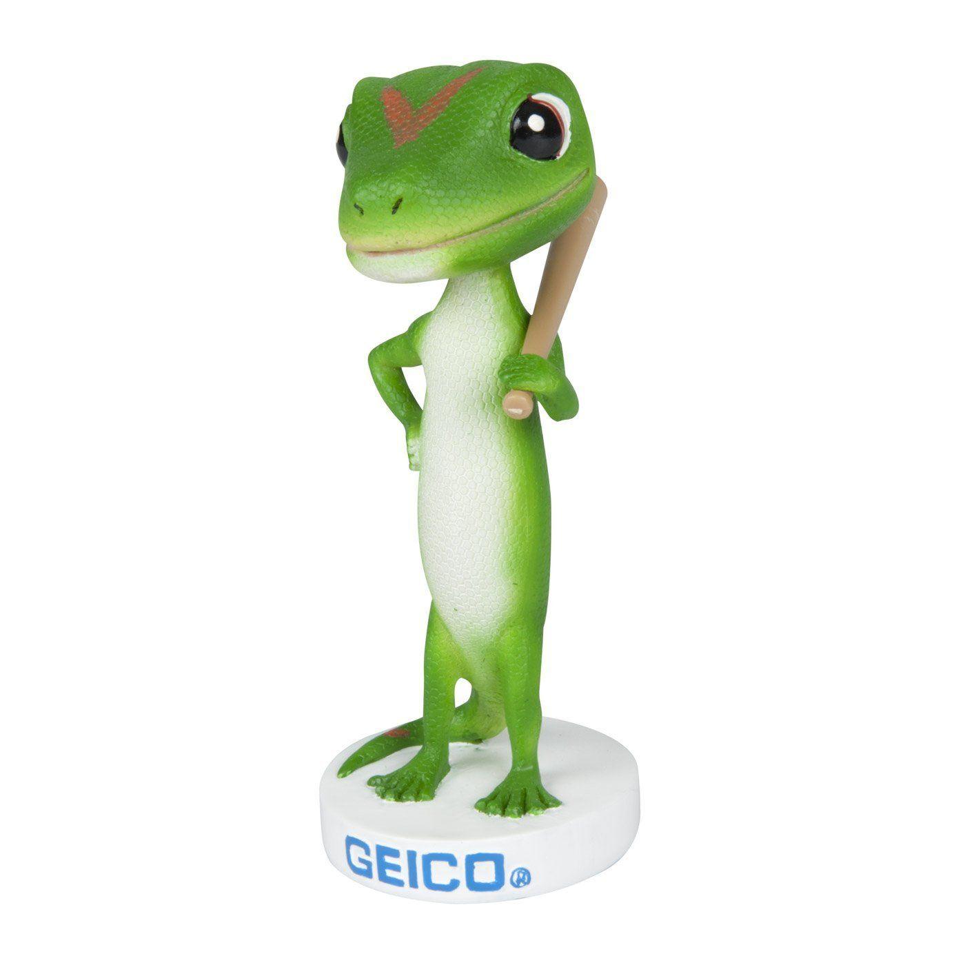 GEICO Gecko Logo - Buy GEICO Gecko Hockey Bobblehead Wobbler Nodder in Cheap Price on ...