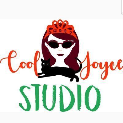 Subtle Glitter Logo - Cool Joyce Studio you see the subtle glitter