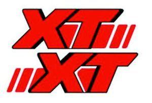 XT Logo - ADESIVI LOGO YAMAHA XT 600 MISURE ORIGINALI (COPPIA)
