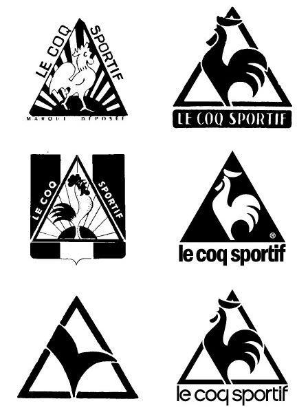 Coq Logo - Le Coq Sportif logo evolution. Graphic. Logos, Logo design, Logo