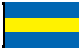 Blue and Yellow Stripe Logo - 3' x 5' Blue Yellow Blue 3-Stripe Horizontal Flag | JB Forms