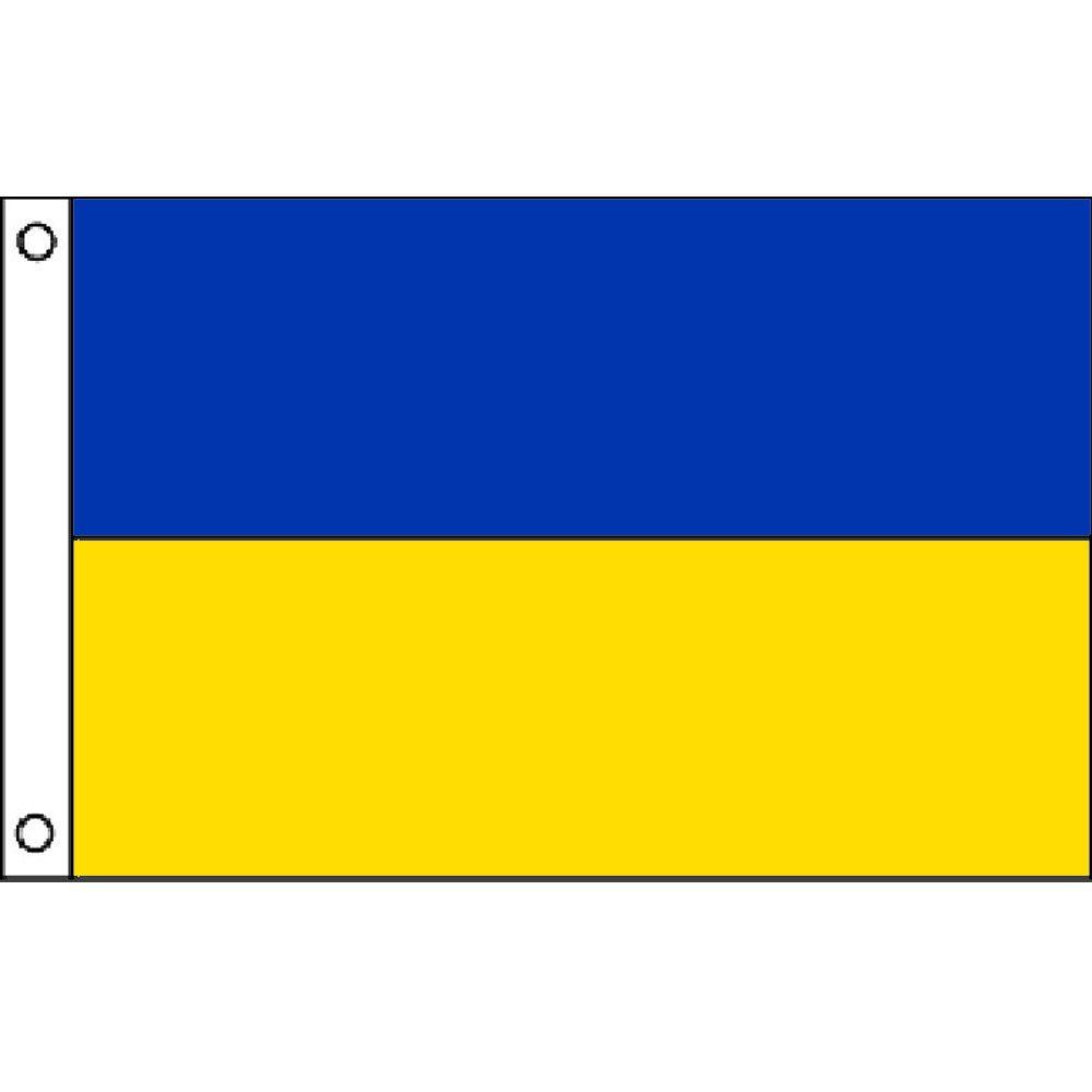 Blue and Yellow Stripe Logo - Double Stripe Flag: Blue/ Yellow