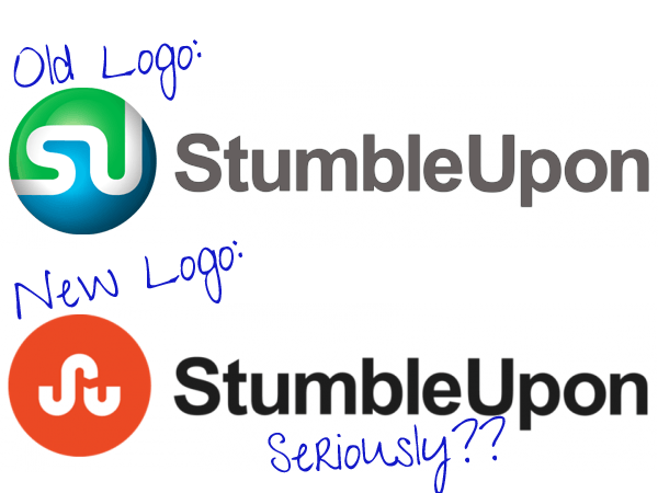 StumbleUpon Logo - StumbleUpon Trashes Logo In Boneheaded Redesign Effort