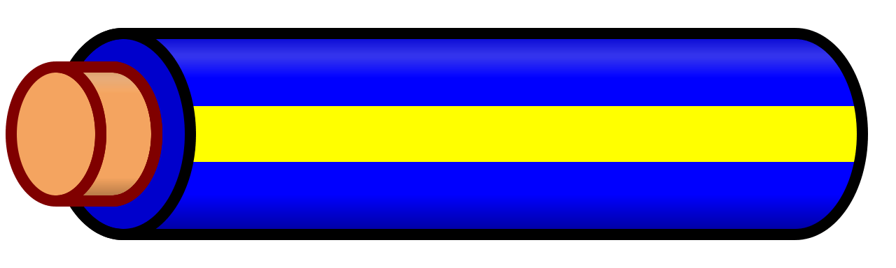 Blue and Yellow Stripe Logo - Wire blue yellow stripe.svg
