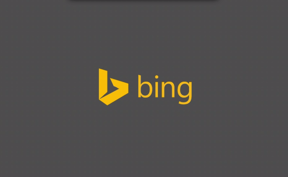 Bing Apps Logo - Microsoft's new Bing logo shown off with redesigned search page ...