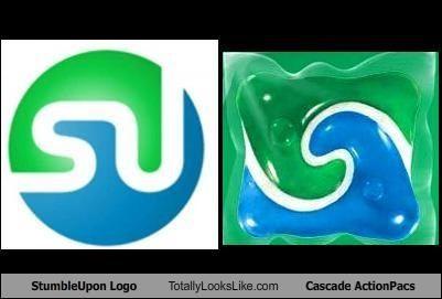 StumbleUpon Logo - TLL Classics: StumbleUpon Logo Totally Looks Like Cascade ActionPacs