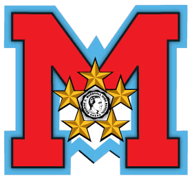 Red and Blue C Logo - Bell Schedule. George C. Marshall High School