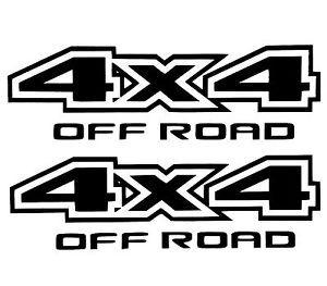GMC 4x4 Logo - NEW 4X4 OFF ROAD DECAL STICKER 4WD TRUCK SUV FORD CHEVY DODGE