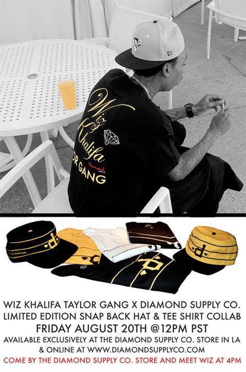 Wiz Khalifa Diamond Logo - Diamond Supply Co.” “Wiz Khalifa” wiz-khalifa-taylor-gang-x-d ...