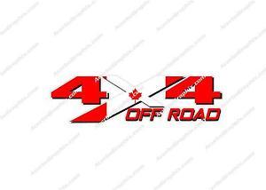 GMC 4x4 Logo - Off Road CANADA Flag TRUCK Decal Sticker! JEEP GM CHEVY GMC