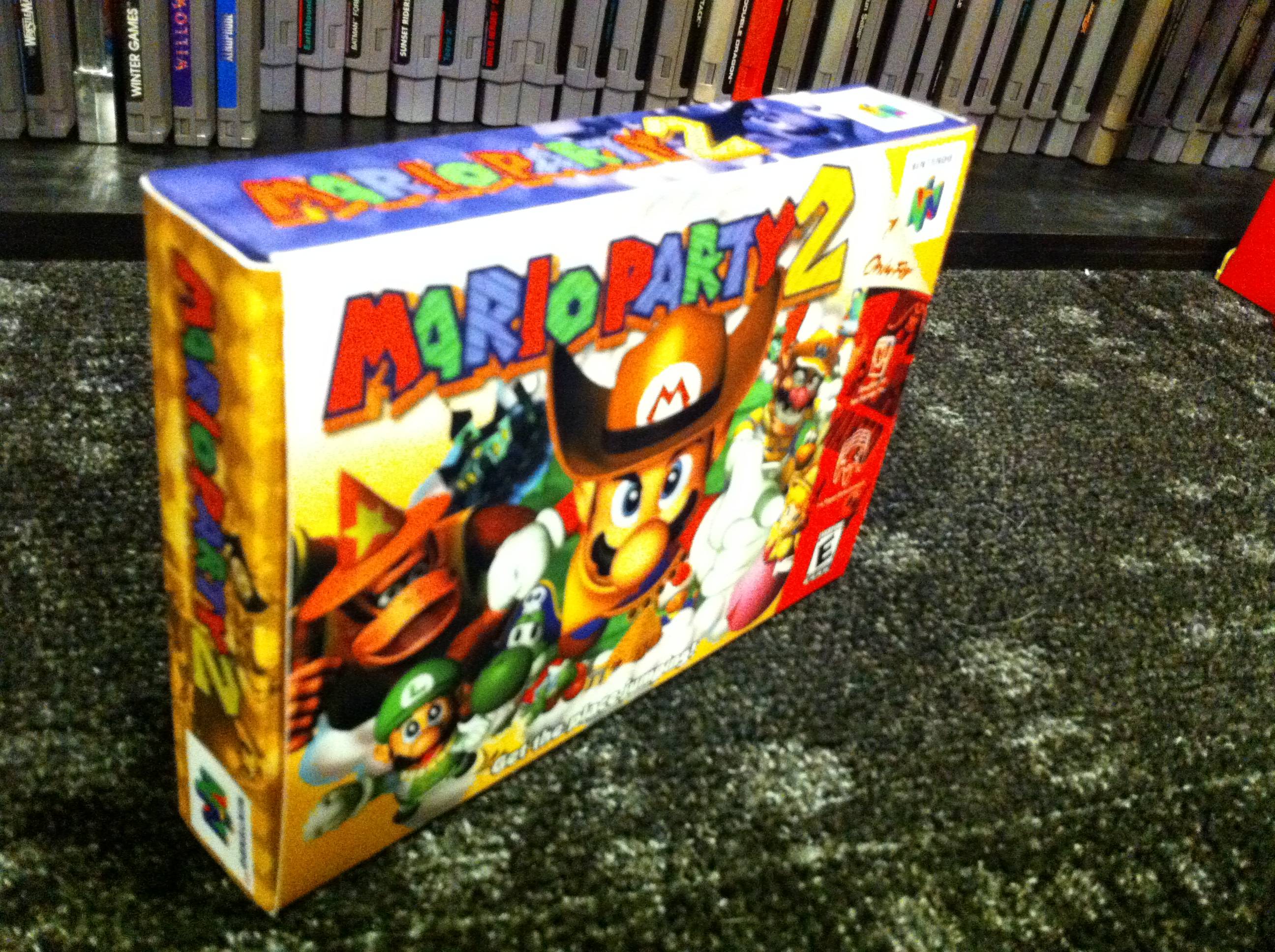 Mario Party 2 Logo - N64 Mario Party 2 boxBox My Games! Reproduction game boxes