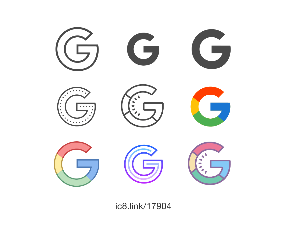 Ggogle Logo - Google Icon - free download, PNG and vector