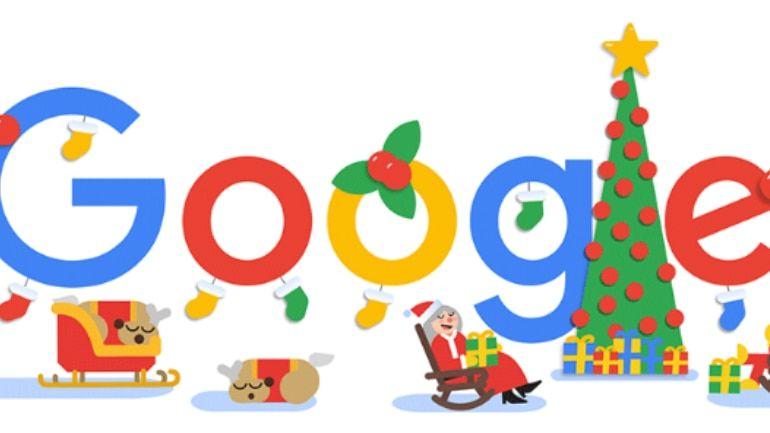 Goofle Logo - Google Doodle celebrates Christmas 2018: 9 facts about the festival ...