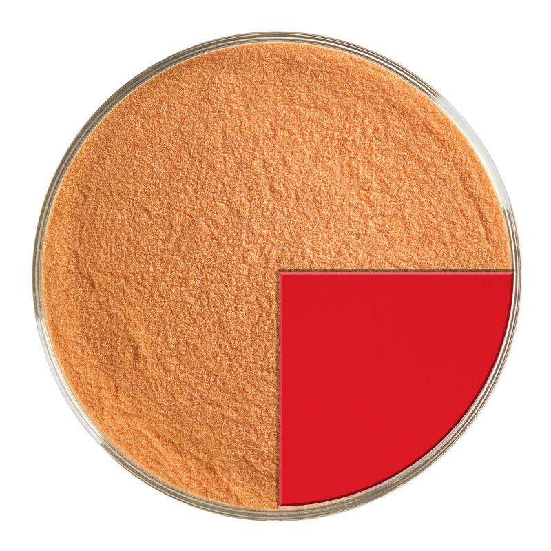 Red Bullseye Logo - Bullseye Pimento Red Opal Powder 0225.08