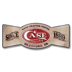Case XX Logo - Case XX 50125 Knife Accessories Bowtie Tin Sign w/ Logo 20 x 7-3/4 ...
