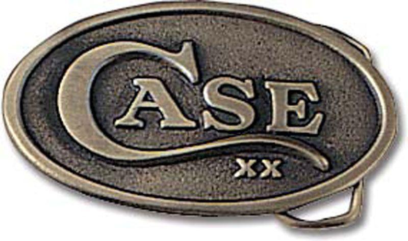 Case XX Logo - Case Knives: Case Oval Belt Buckle, Case XX Logo, CA-934