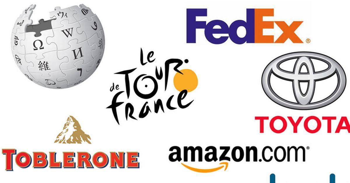 Famous Globe Logo - Can you spot the hidden meaning in these 13 famous logos? Can you ...