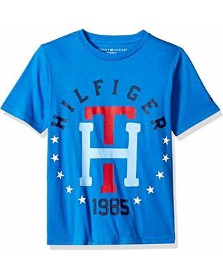 Boy Looking at Star Logo - Hot Sale: Tommy Hilfiger Boys' Big TH Star Logo tee Shirt, Strong ...
