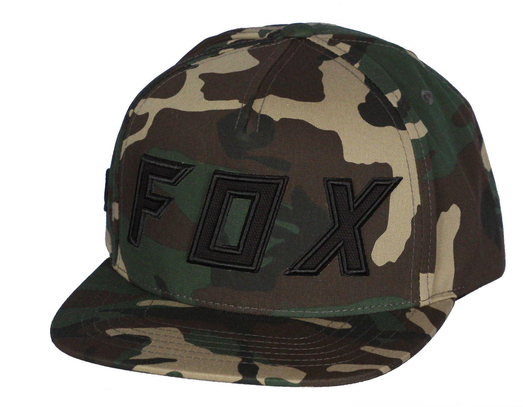 Camo Fox Logo - Fox Head Snapback Cap ~ Posessed camo | Fruugo
