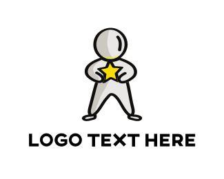 Boy Looking at Star Logo - Boy Logo Maker | BrandCrowd