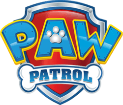 Red B Blue Paw Logo - PAW Patrol