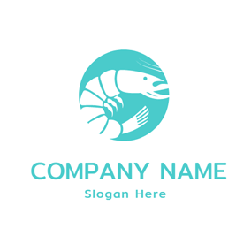 Shrimp Logo - Free Seafood Logo Designs. DesignEvo Logo Maker