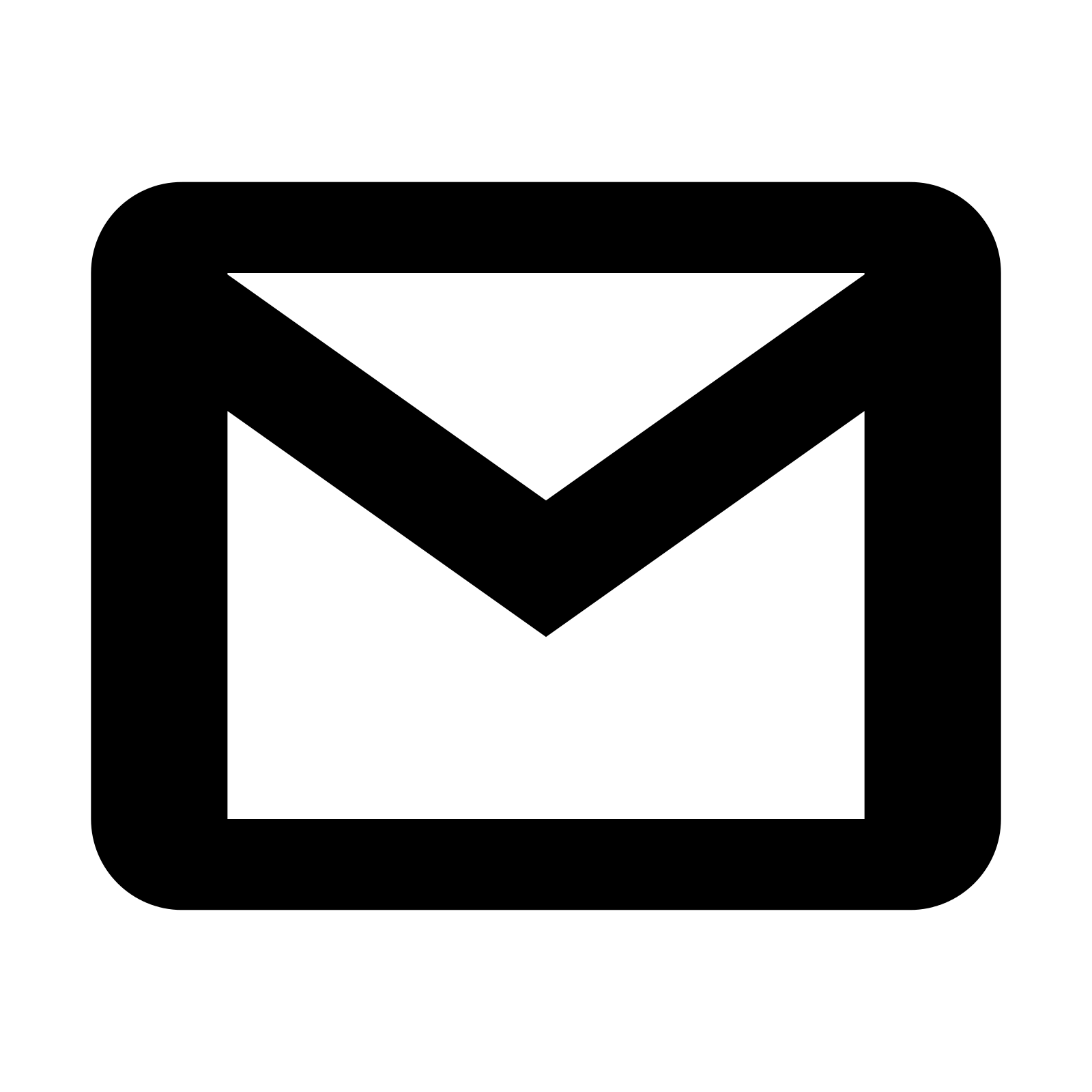 Gmail logo PNG transparent image download, size: 3600x1485px