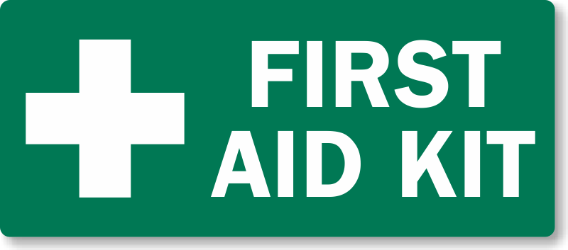 First Aid Box Logo - First Aid Kit Signs. First Aid Kit Inside Signs and Labels