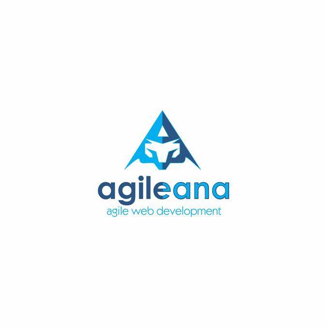Web Company Logo - Agileana - logo design for web development agency Character ...