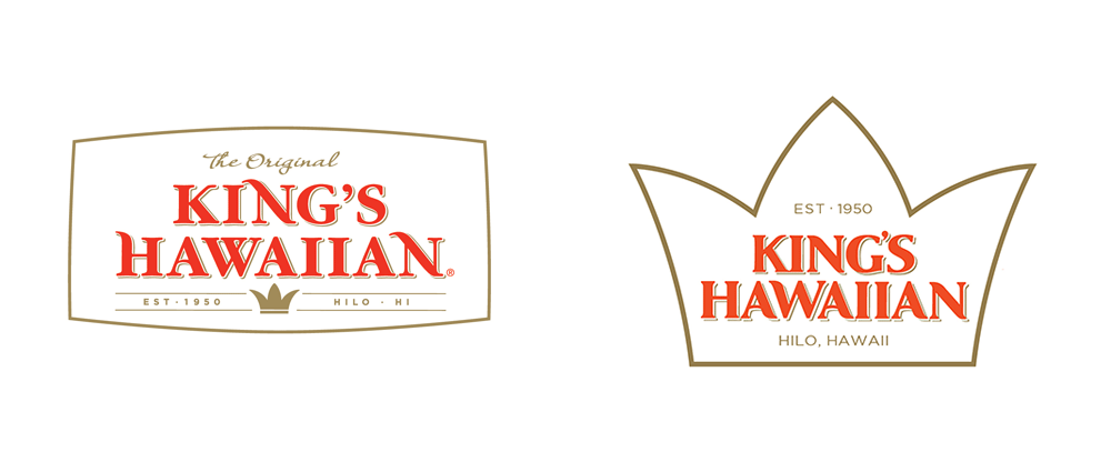 Hawaii Logo - Brand New: New Logo and Packaging for King's Hawaiian by Flood Creative