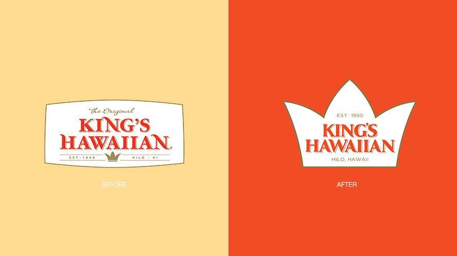 Red Hawaiian Logo - King's Hawaiian Created a Pineapple-Inspired Logo as It Expands Into ...