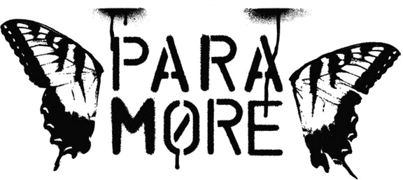 Paramore Black and White Logo - Paramore Logo