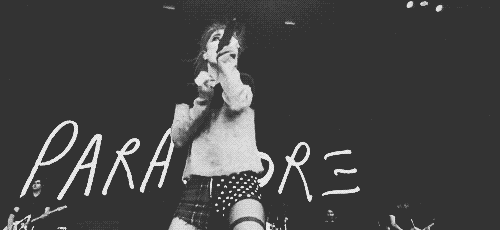 Paramore Black and White Logo - Paramore GIFs - Get the best GIF on GIPHY