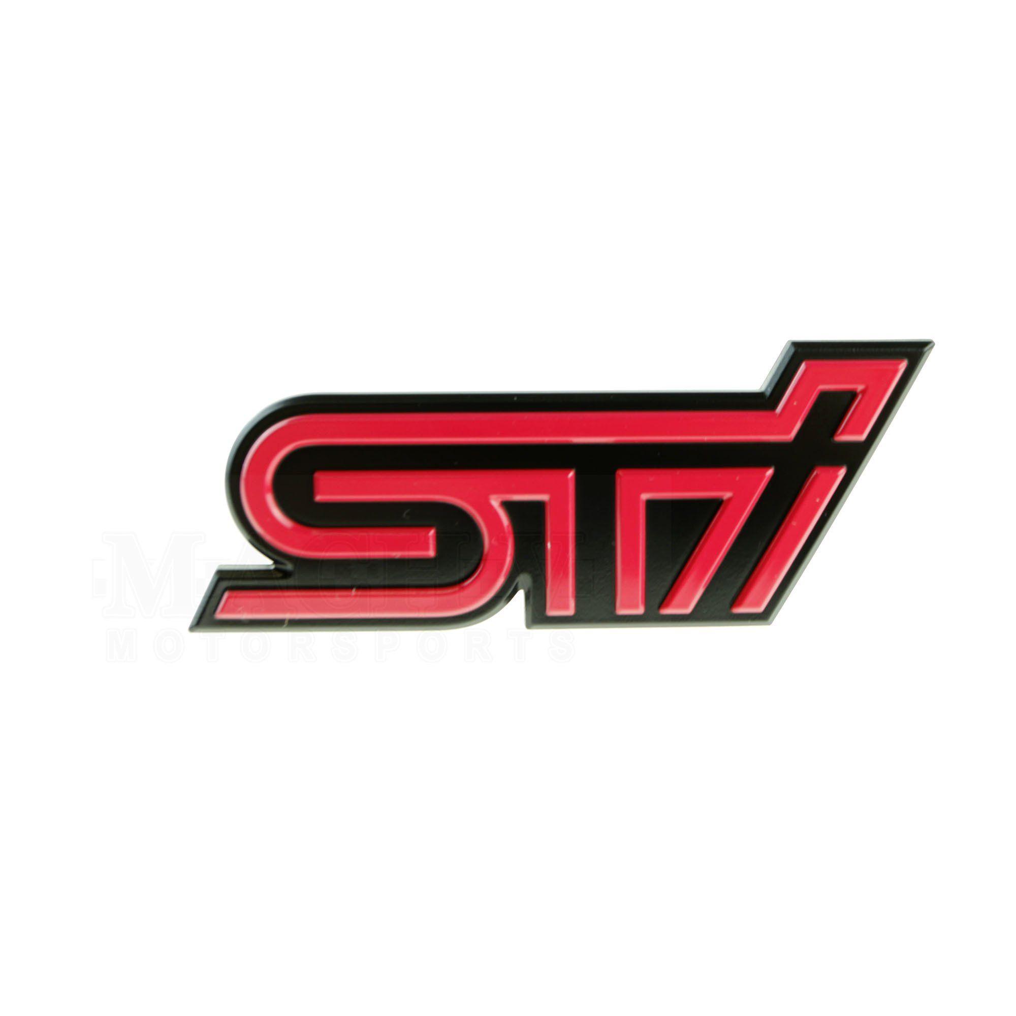 WRX STI Logo - STi Grille Badge 2005 2007