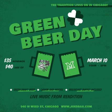 Green Beer Logo - Tickets for Green Beer Day with Rendition