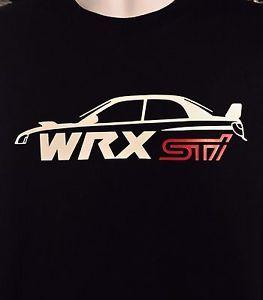 WRX STI Logo - Subaru WRX STI Silhouette Impreza JDM Drift Racing Turbo Subie Car T ...